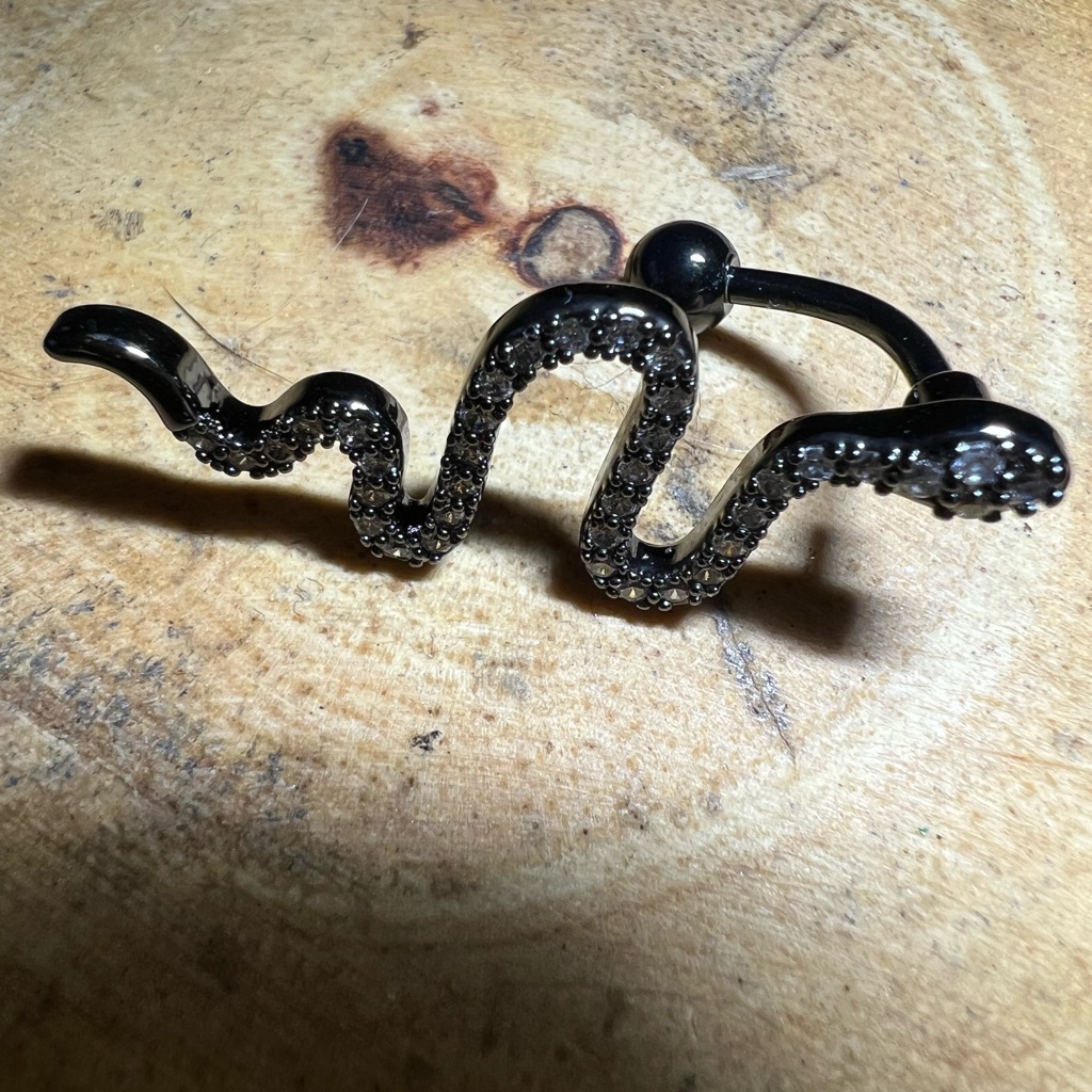 Snake Reverse Belly Ring